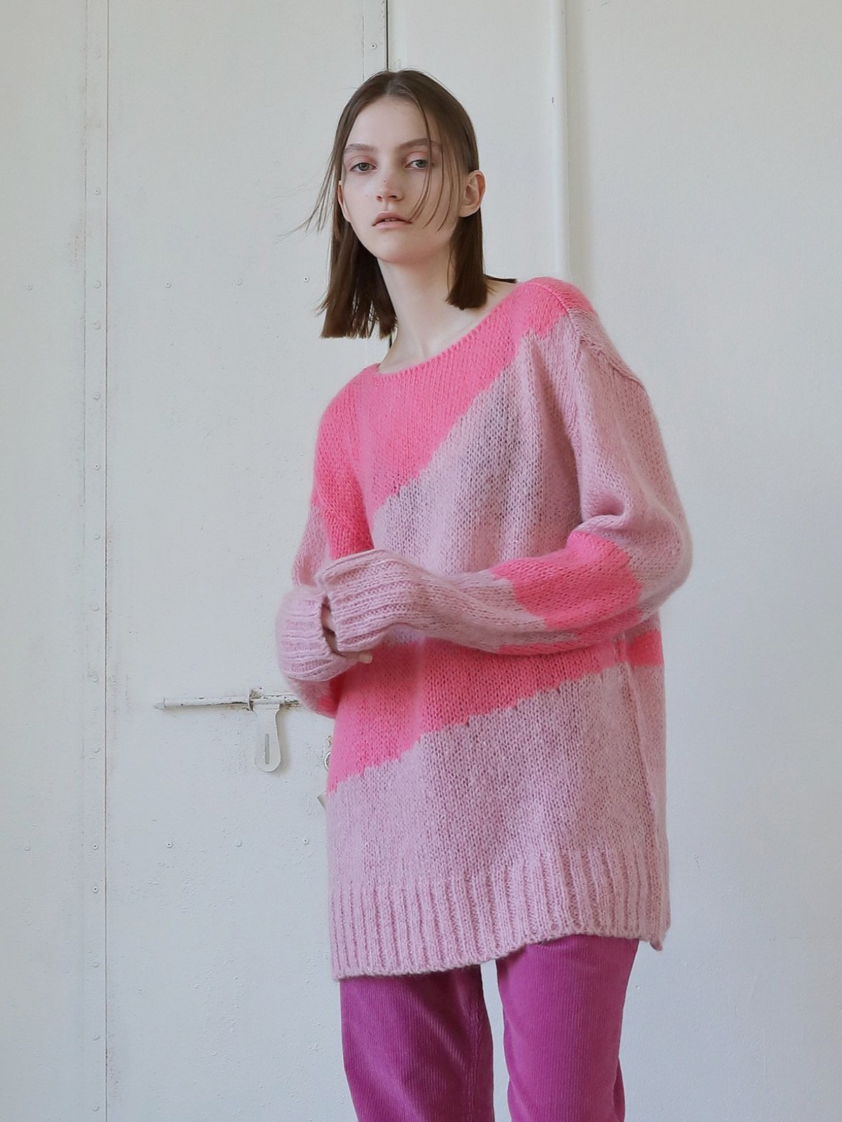 Labella mohair pullover knit