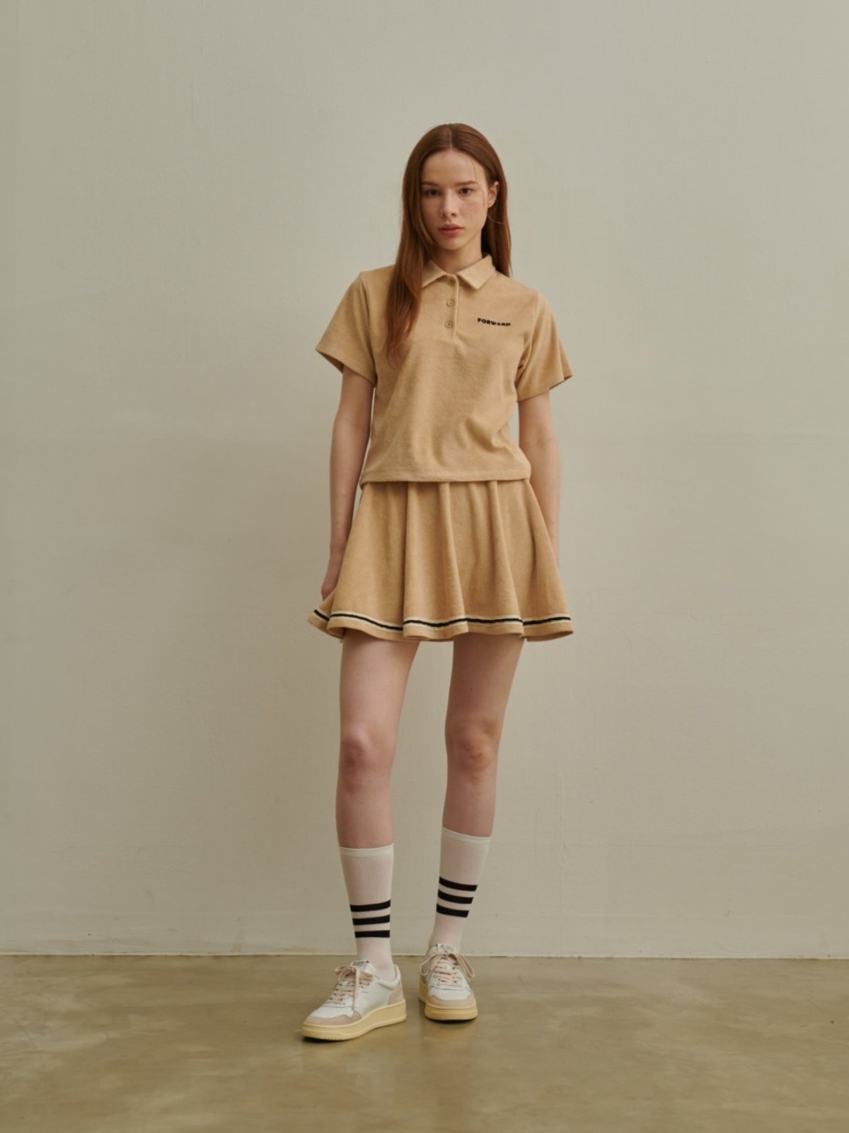 Terry Short Sleeve Karati Skirt Set