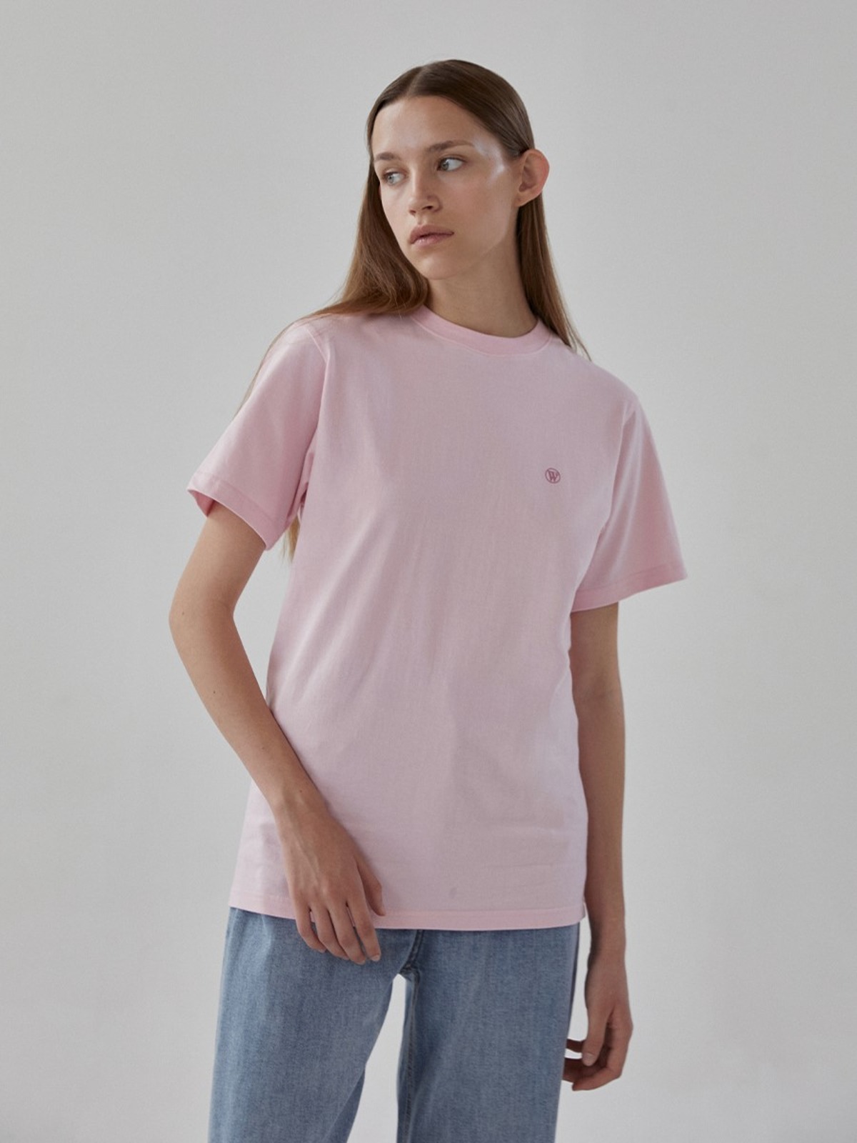 W Mini Symbol Cotton Short Sleeve T-Shirt