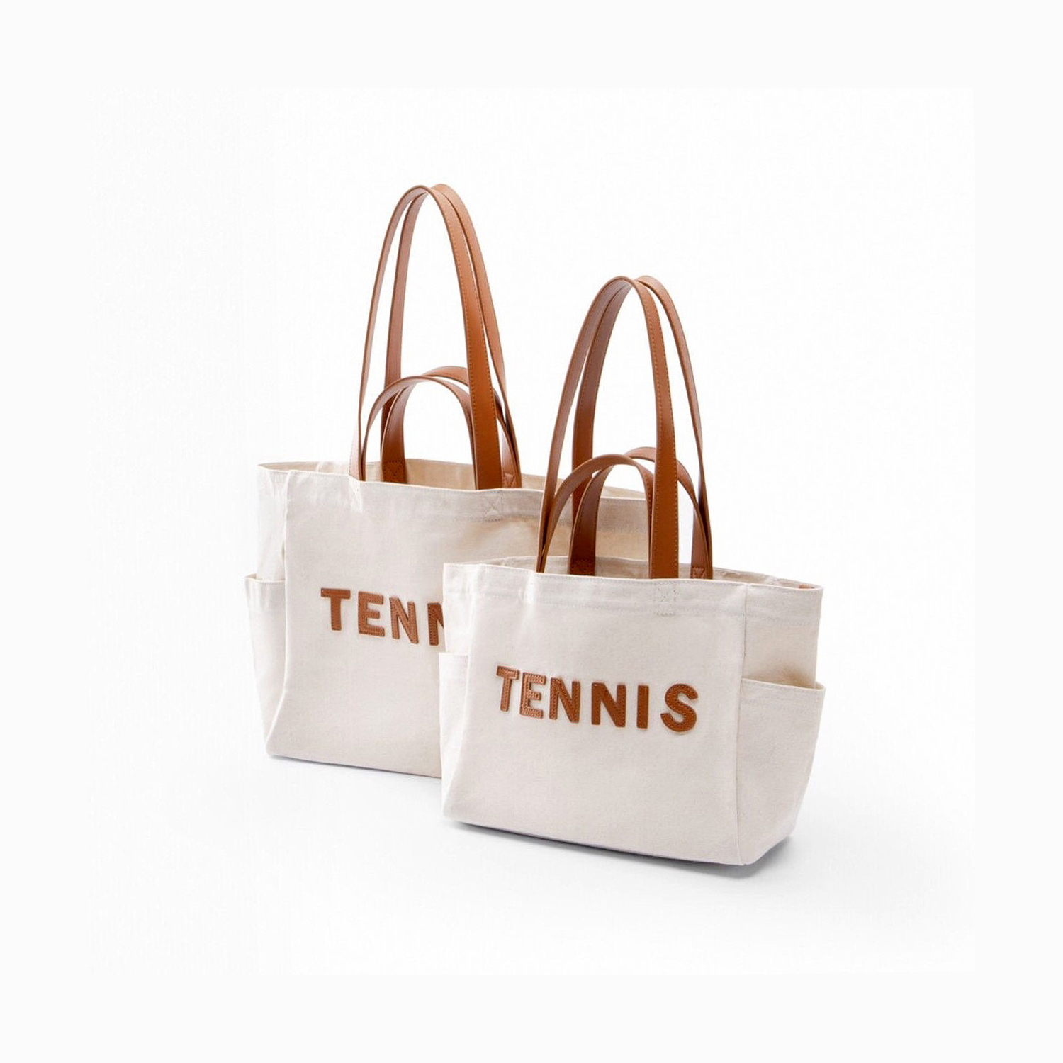 Tennis Eco Bag Cotton Canvas Bag 2 Types