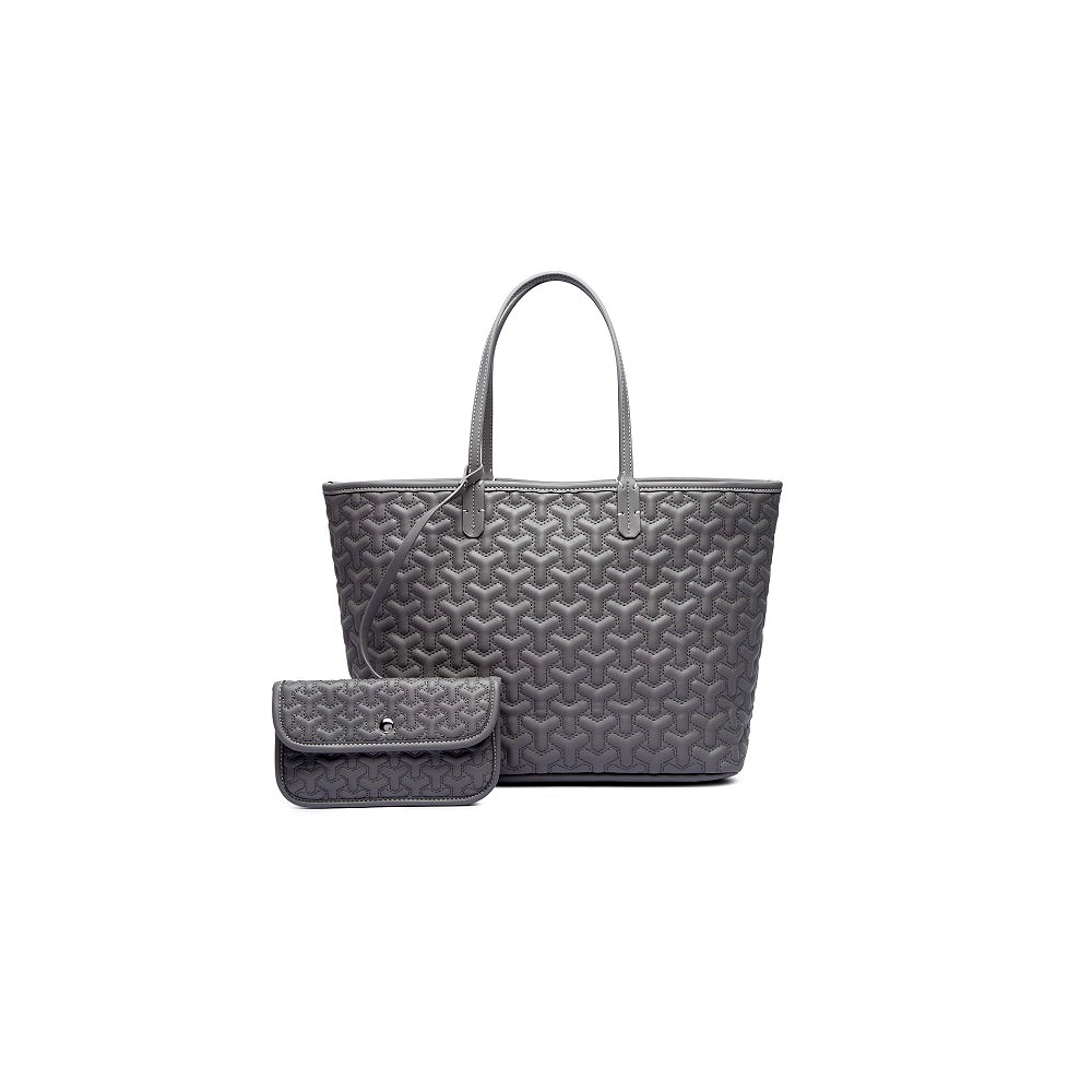 Y Big Quilted Tote Shopper Bag 1470